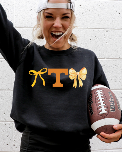 Tennessee Vols Bows Adult Graphic Crewneck Pullover