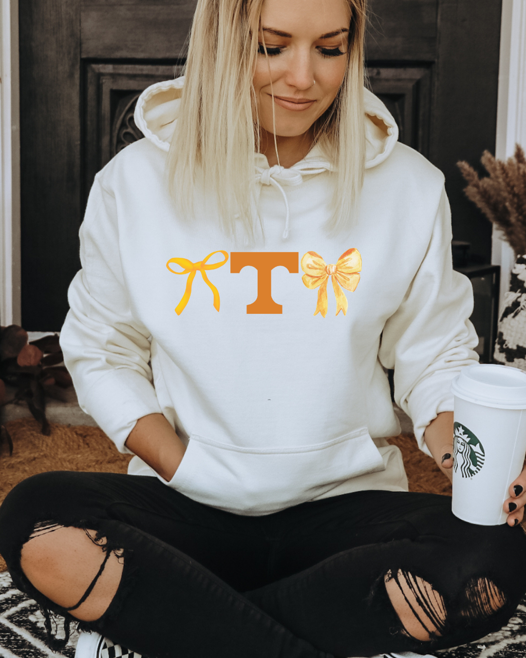 Tennessee Vols Bows Adult Graphic Hoodie