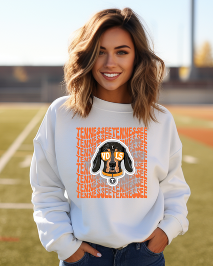 Tennessee Vols Smokey Adult Graphic Crewneck Pullover