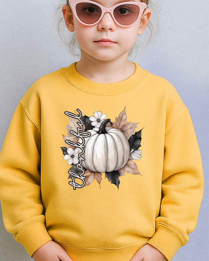Thankful Pumpkin Toddler Graphic Sweatshirt