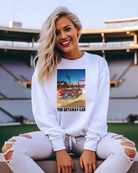 The Getaway Car NFL X Taylor Adult Graphic Crewneck Pullover