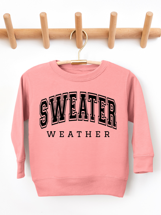 Sweater Weather Toddler Graphic Sweatshirt