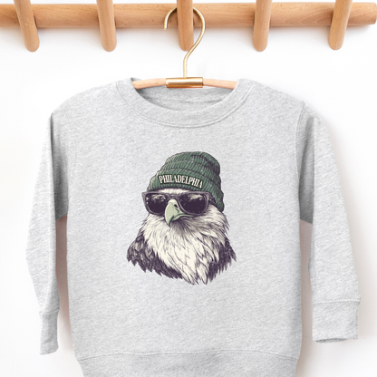 Philadelphia Eagles Beanie Toddler Graphic Sweatshirt