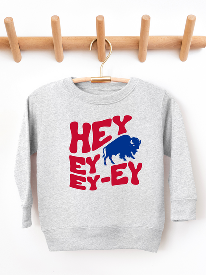 Hey Ey Ey Ey Buffalo Bills Toddler Graphic Sweatshirt