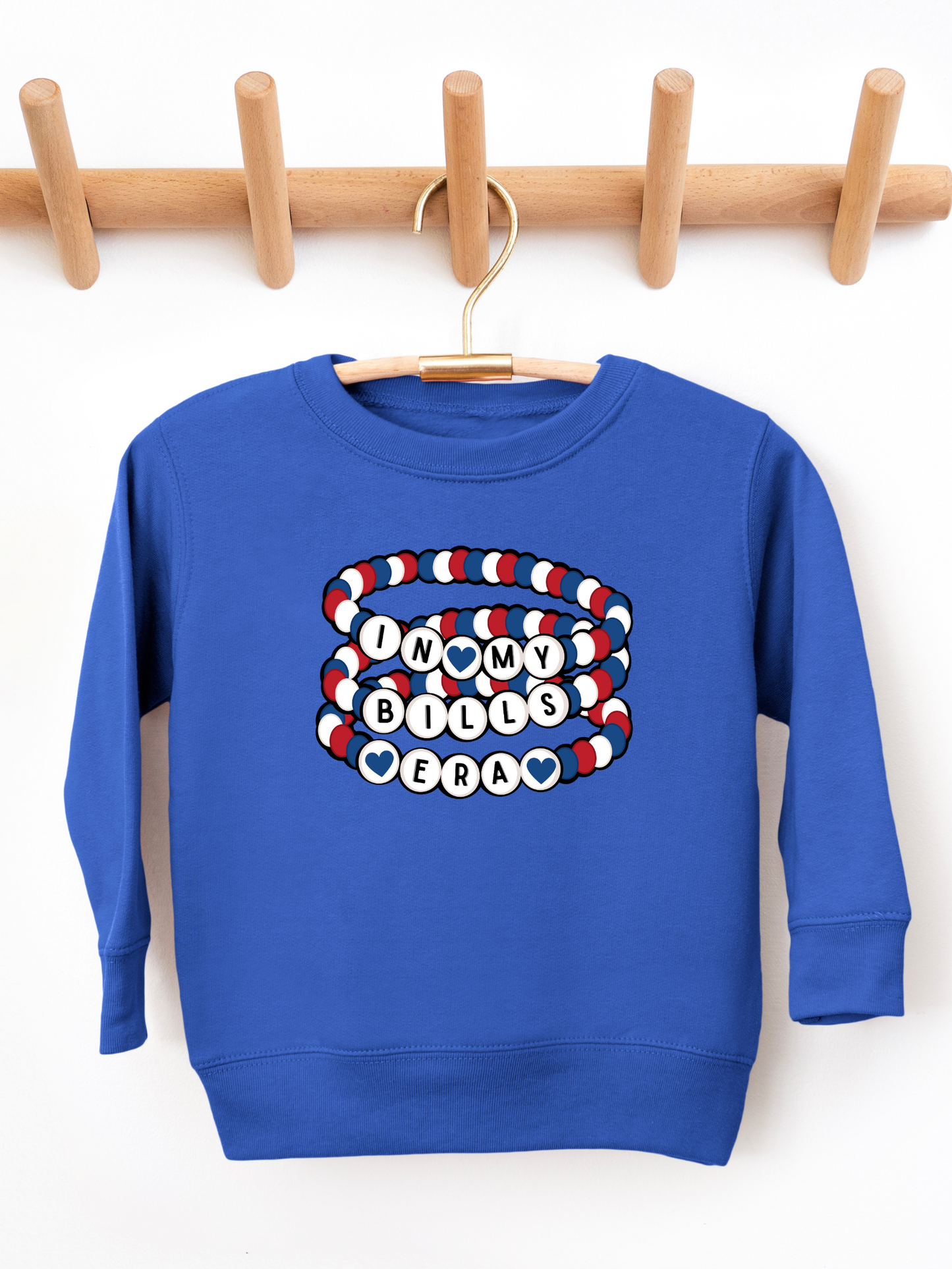 In My Bills Era Friendship Bracelets Buffalo Toddler Graphic Sweatshirt