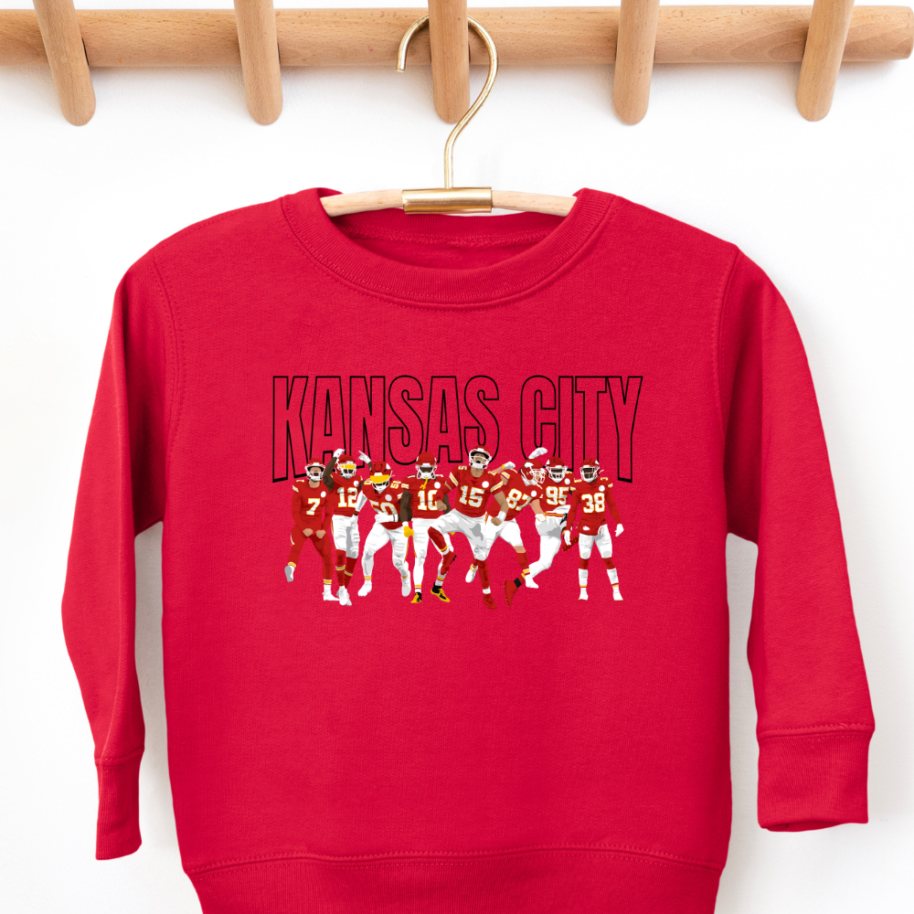 Kansas City Chiefs Team Toddler Graphic Sweatshirt