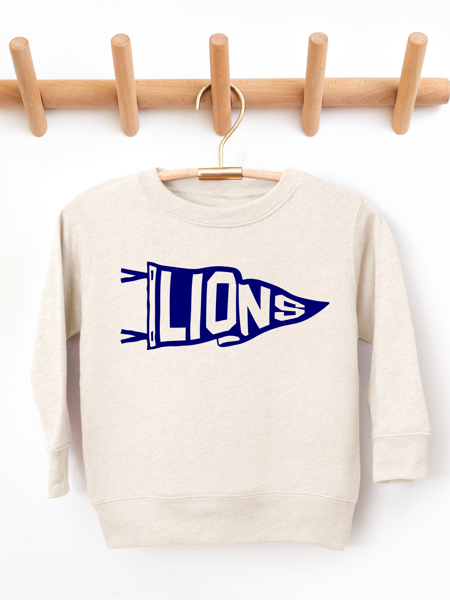 Lions Pennant Detroit NFL Toddler Graphic Sweatshirt