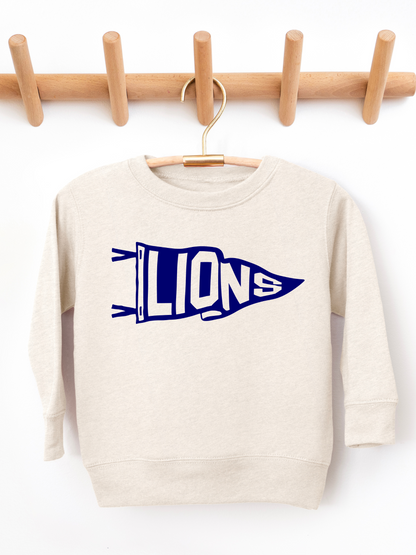 Lions Pennant Detroit NFL Toddler Graphic Sweatshirt