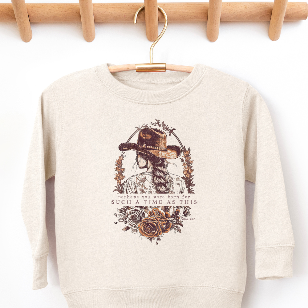 Such A Time As This Christian Toddler Graphic Sweatshirt