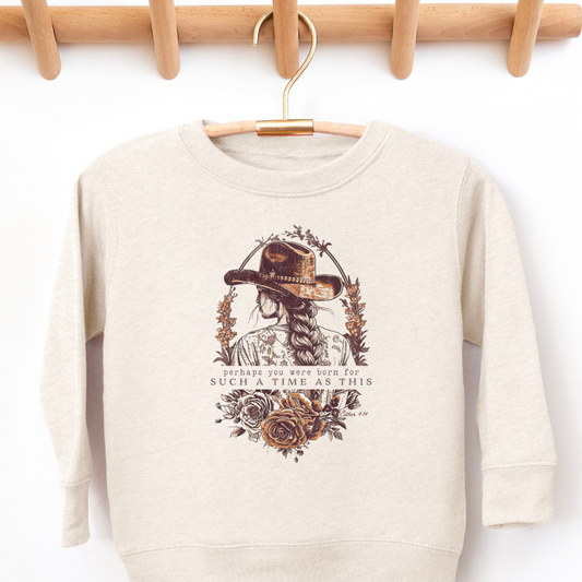 Such A Time As This Christian Toddler Graphic Sweatshirt