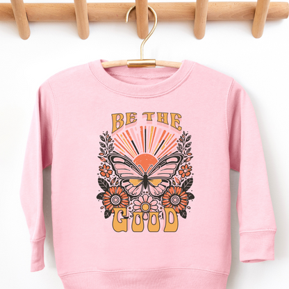 Be The Good Butterfly Toddler Graphic Sweatshirt