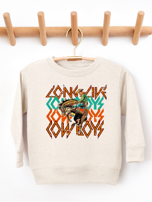 Long Live Cowboys Toddler Graphic Sweatshirt