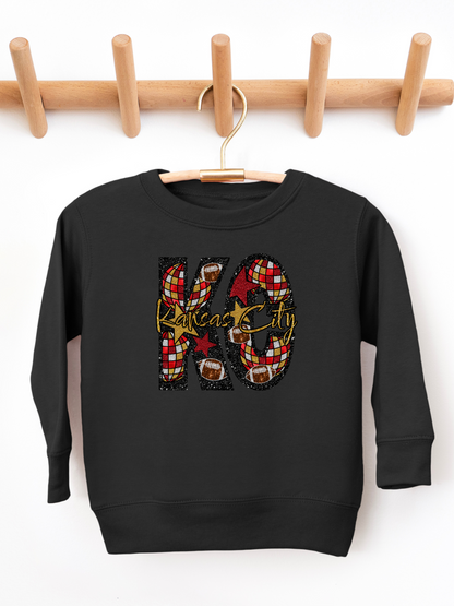KC Disco Chiefs Toddler Graphic Sweatshirt