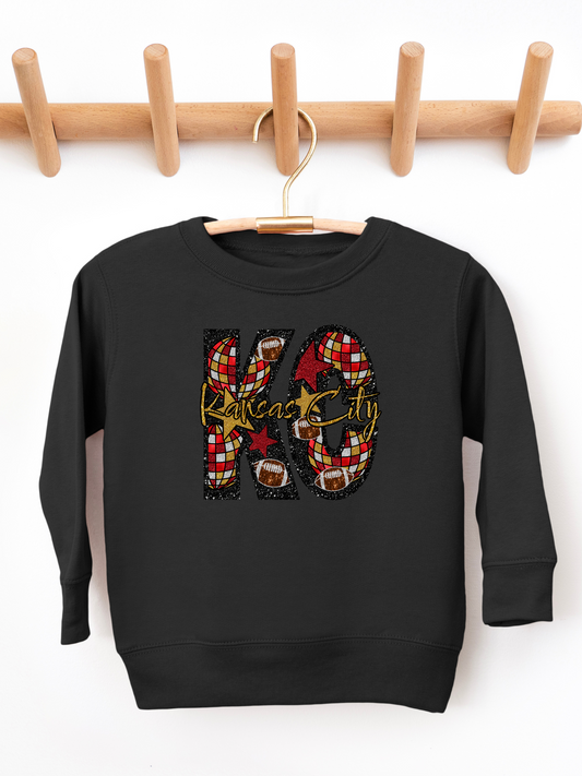KC Disco Chiefs Toddler Graphic Sweatshirt