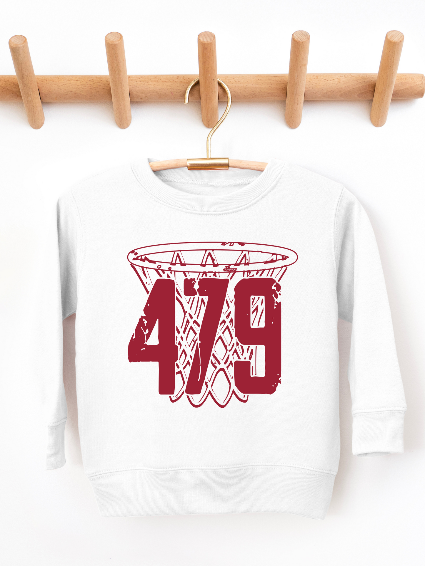 479 Arkansas Basketball Toddler Graphic Sweatshirt