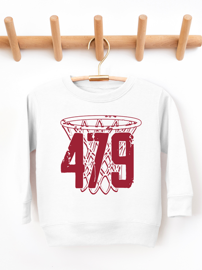 479 Arkansas Basketball Toddler Graphic Sweatshirt