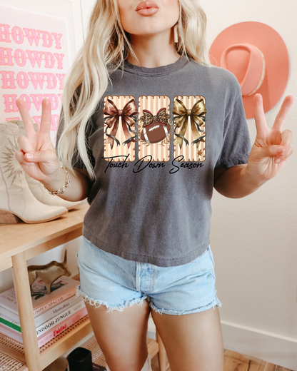 Touch Down Season Adult Graphic Tee