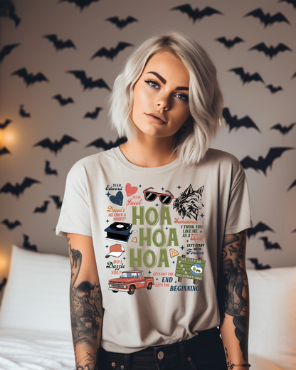 Truck Hoa Hoa Hoa Twilight Spooky Adult Graphic T-Shirt