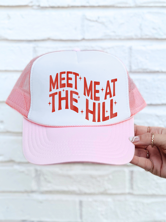 Meet Me At The Hill Arkansas Trucker Hat Adult & Youth