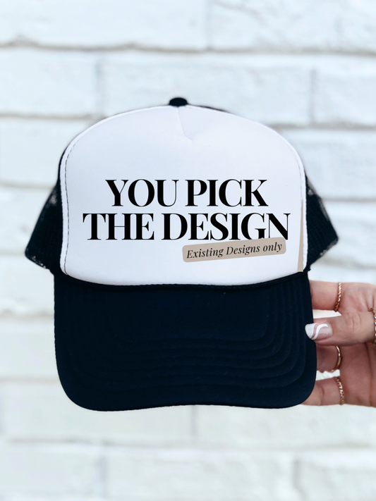 CUSTOM ORDER Trucker Hat Adult & Youth