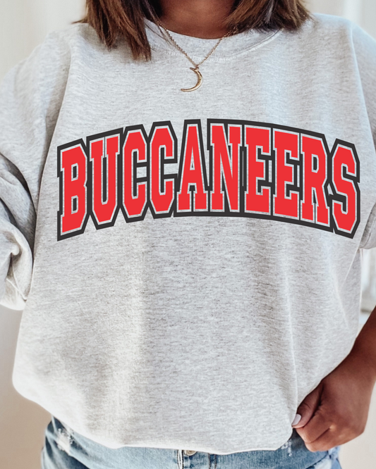 Varsity Tampa Bay Buccaneers Adult Graphic Crewneck Pullover