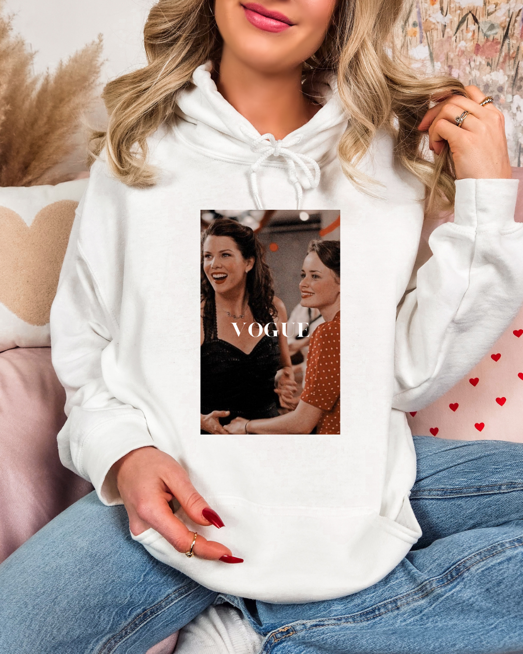 Vogue Gilmore Girls Adult Graphic Hoodie