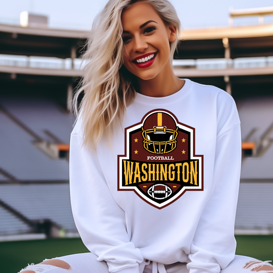Washington Commanders Football Adult Graphic Crewneck Pullover