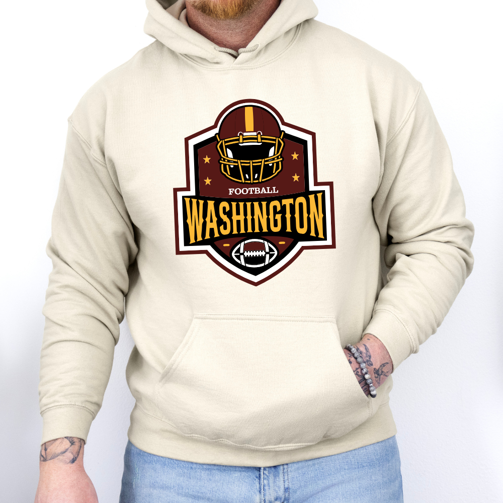 Washington Commanders Helmet Adult Graphic Hoodie