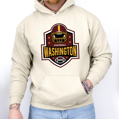 Washington Commanders Helmet Adult Graphic Hoodie
