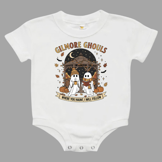 Where You Haunt I Will Follow Gilmore Girls Baby Bubble Romper