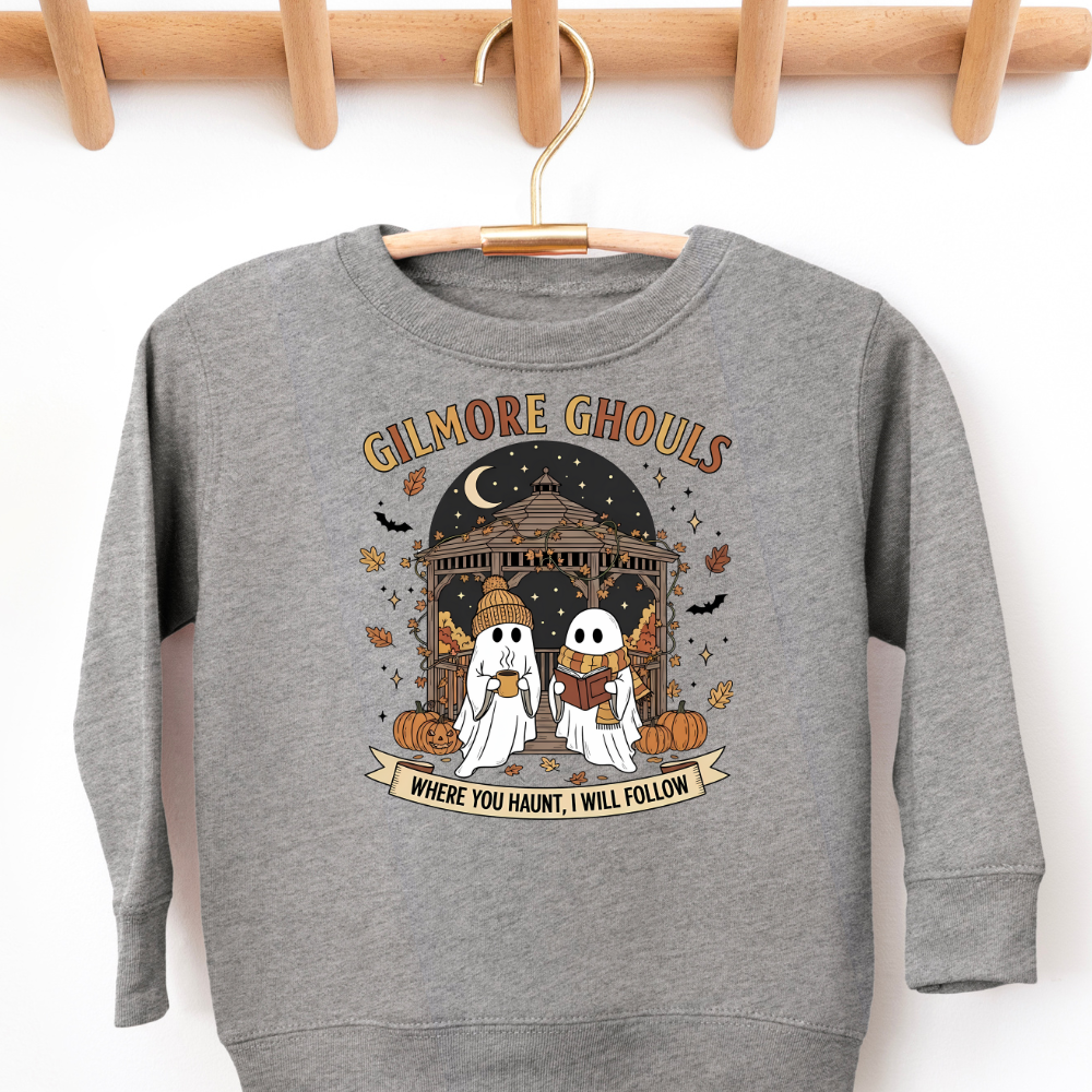 Where You Haunt I Will Follow Gilmore Girls Toddler Graphic Sweatshirt