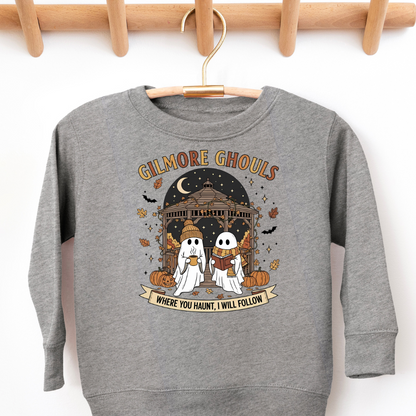 Where You Haunt I Will Follow Gilmore Girls Toddler Graphic Sweatshirt