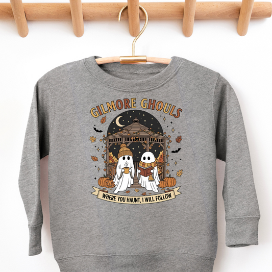 Where You Haunt I Will Follow Gilmore Girls Toddler Graphic Sweatshirt