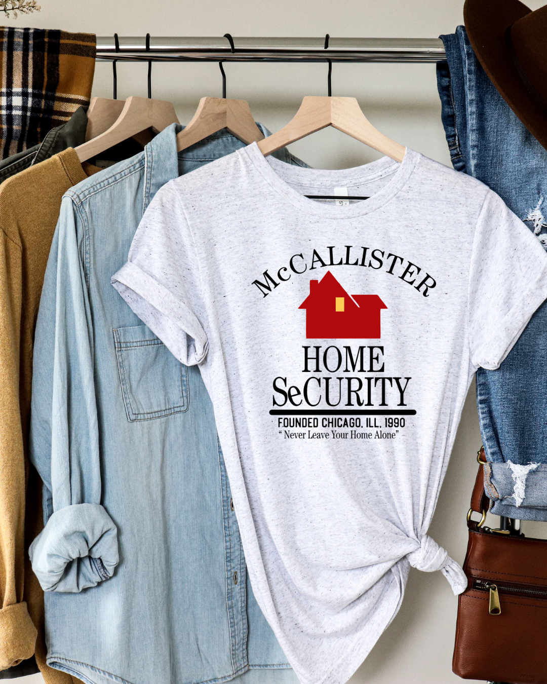 Home Alone- McCallister Home Security Christmas Adult Tee