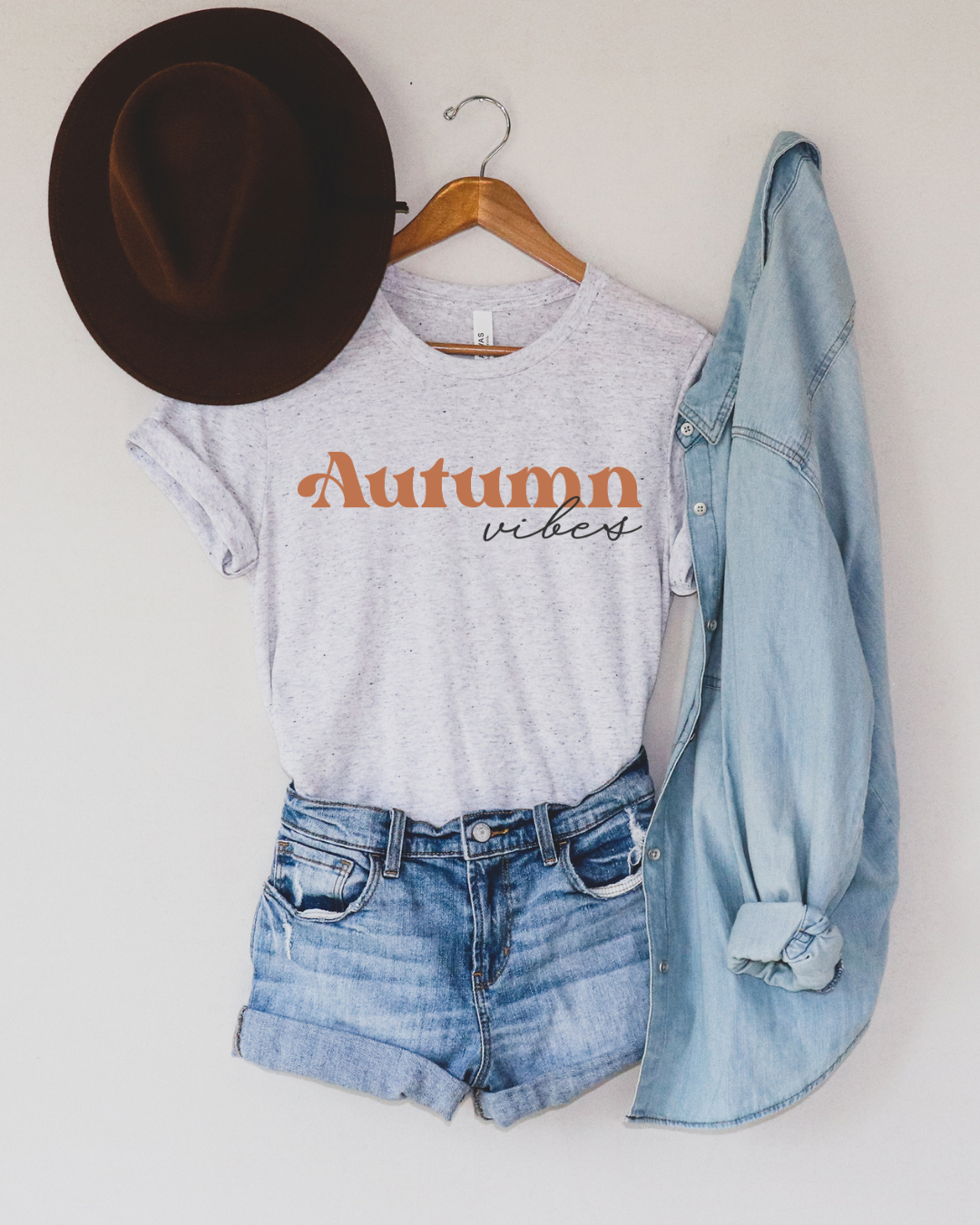 Autumn Vibes Fall Adult Tee