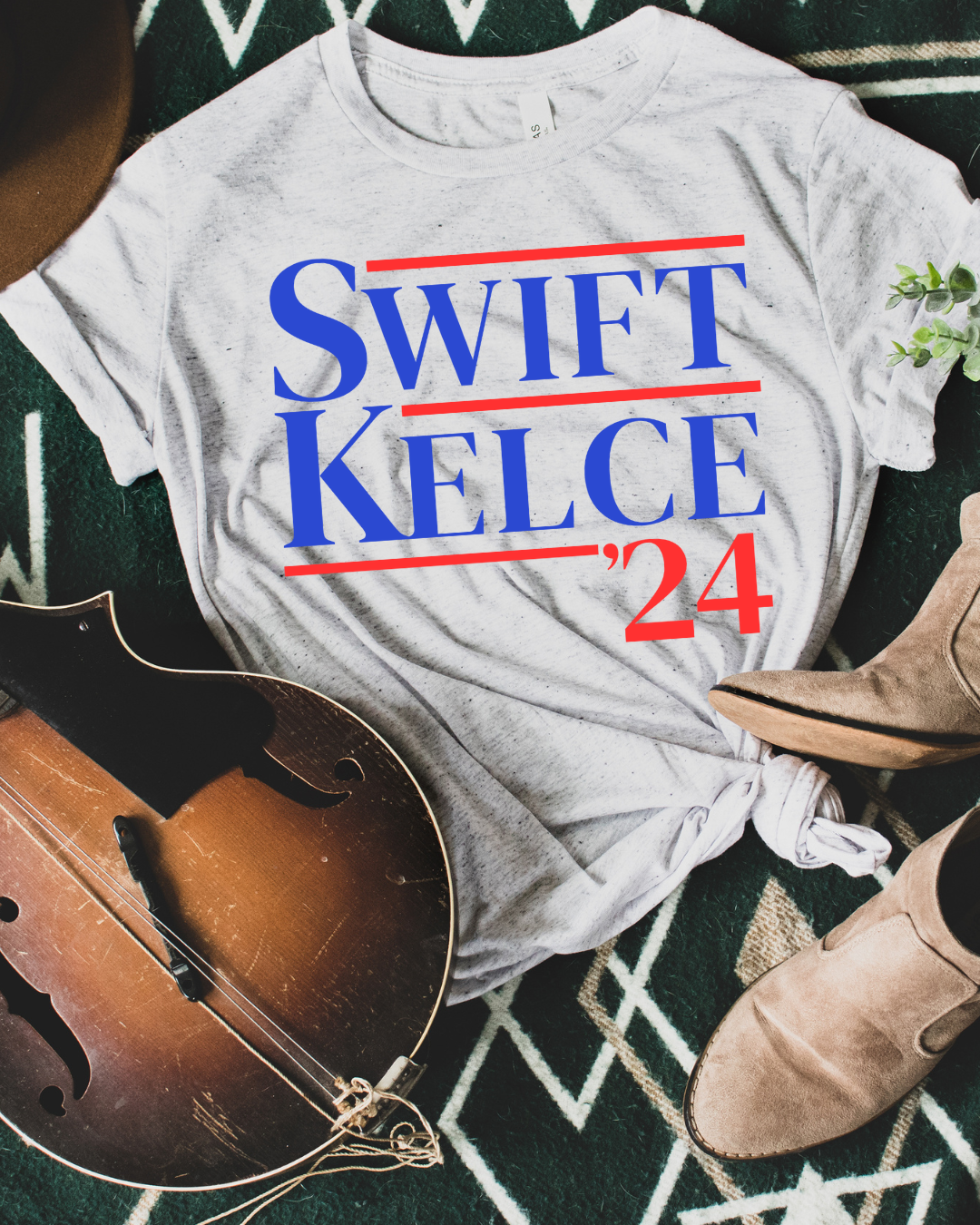 Swift Kelce 2024 Presidential Election Candidate Adult Tee