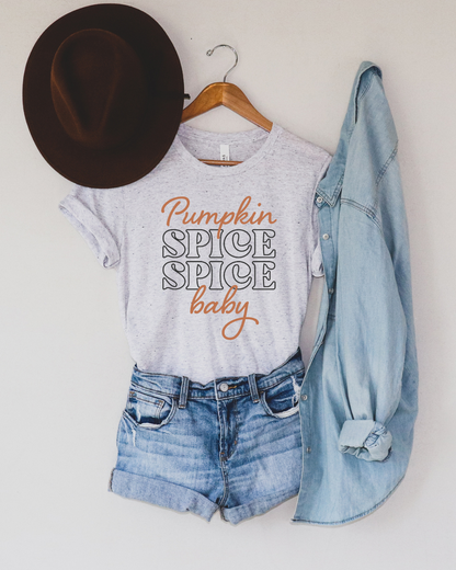 Pumpkin Spice Spice Baby Fall Adult Tee