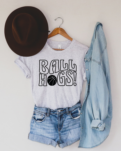 Ball Hogs Arkansas Basketball Adult Tee (Black)