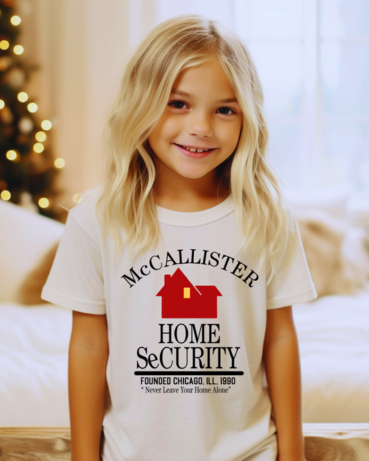 Home Alone- McCallister Home Security Christmas Tree's Christmas Youth Tee