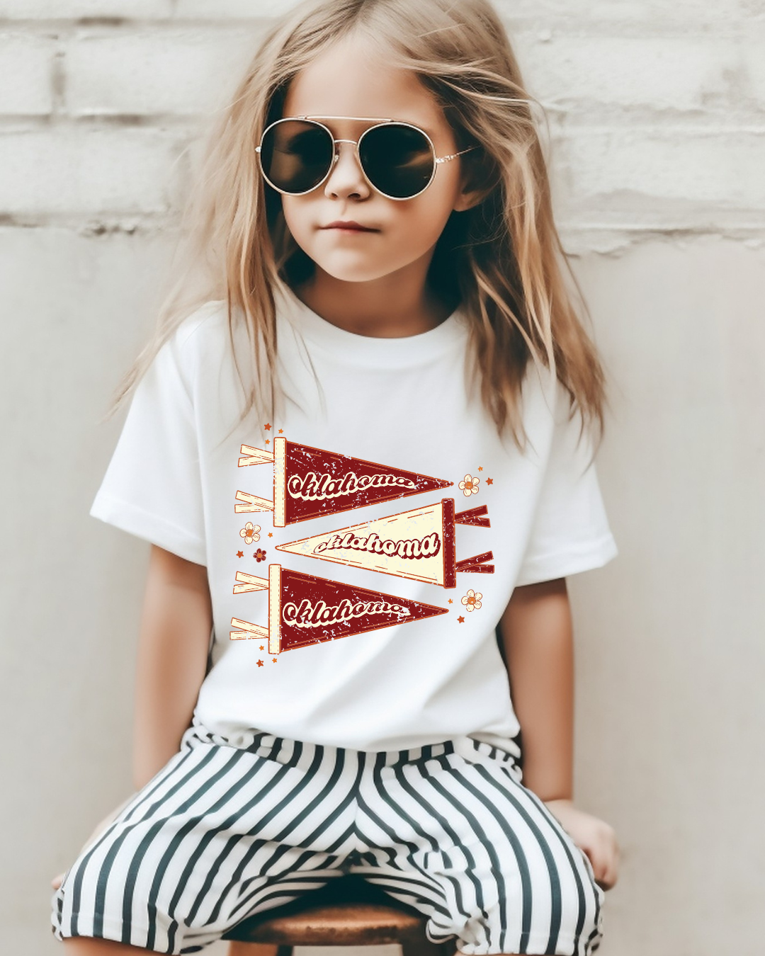 Oklahoma Pennants Youth Tee