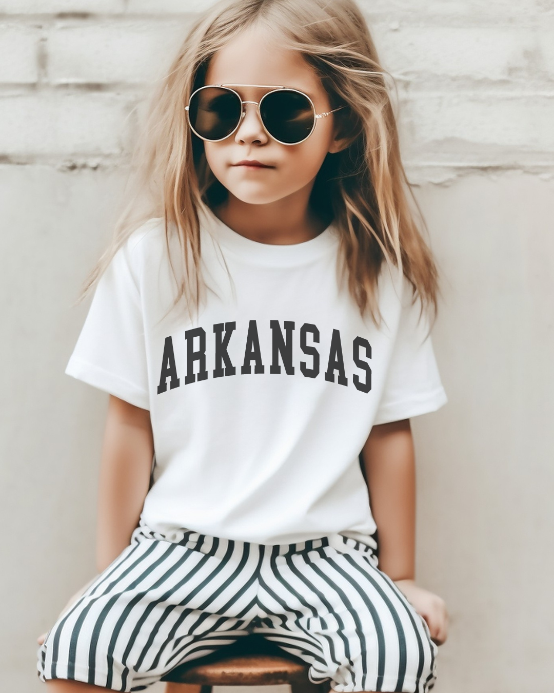 Collegiate Arkansas Youth Tee