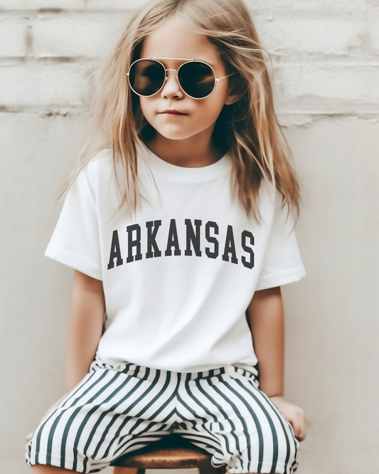 Collegiate Arkansas Youth Tee