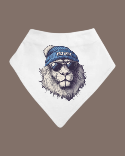 Detroit Lions Beanie Baby Bandana Bibs