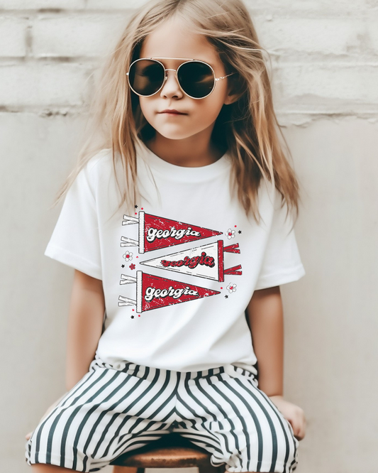 Georgia Pennants Youth Tee