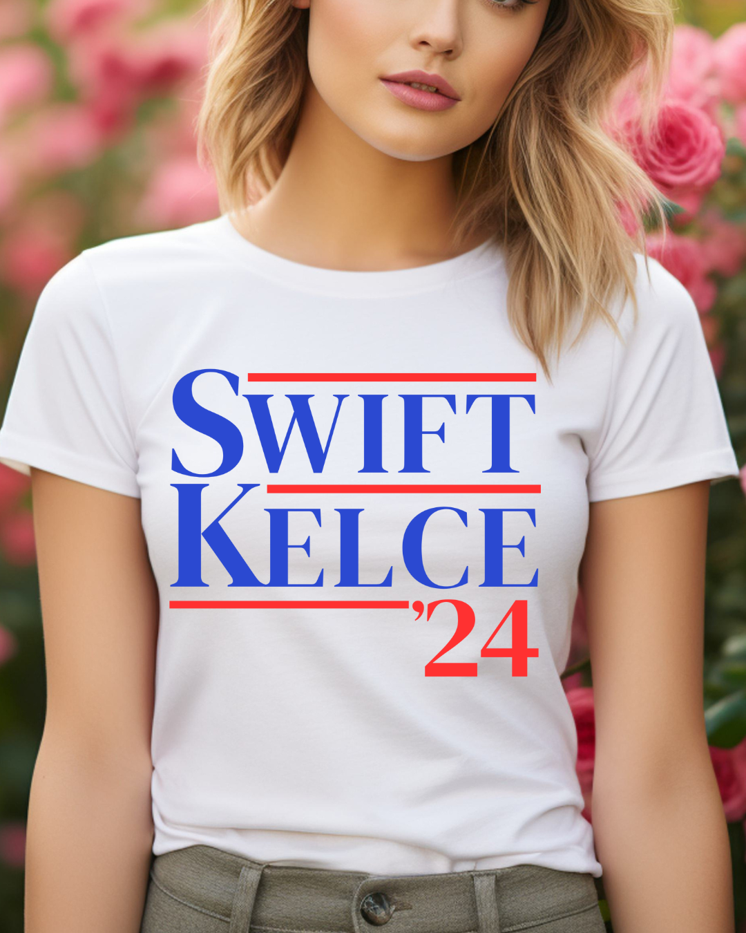 Swift Kelce 2024 Presidential Election Candidate Adult Tee