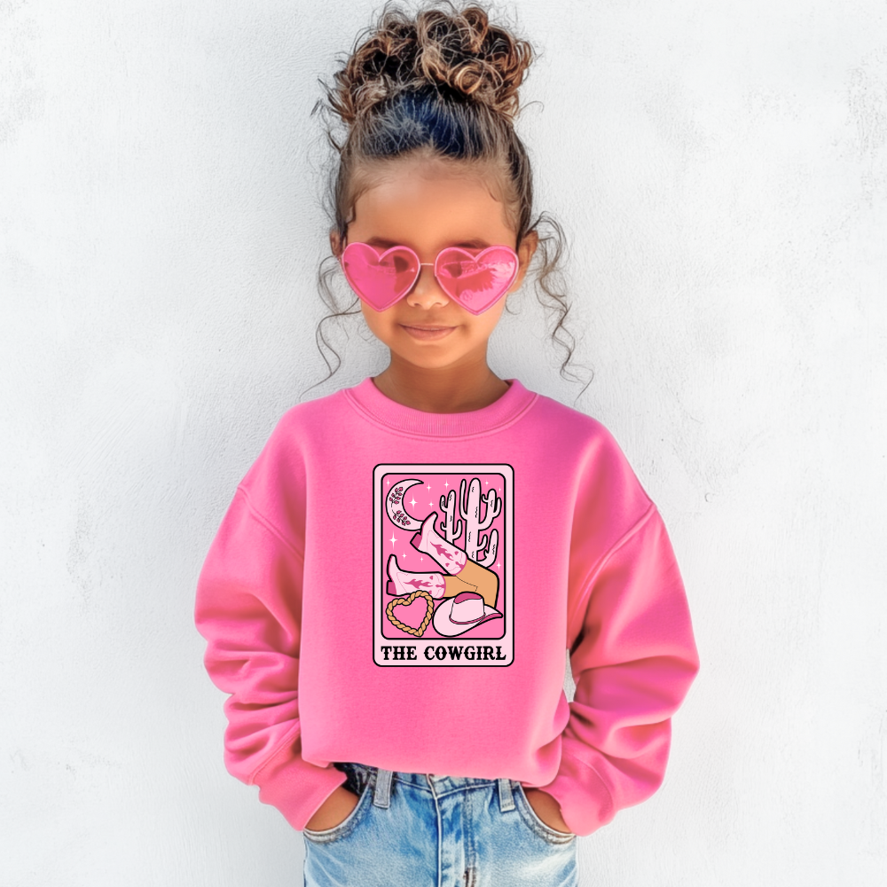 The Cowgirl Tarot Western Youth Graphic Sweatshirt