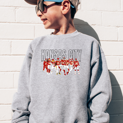 Kansas City Chiefs Team Youth Graphic Sweatshirt