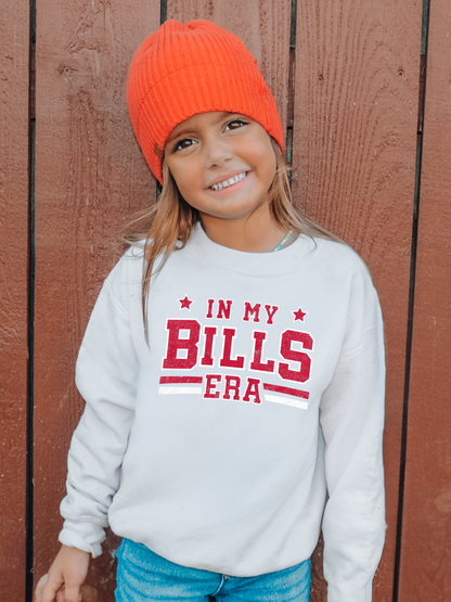 In My Bills Era Buffalo Bills Youth Graphic Sweatshirt