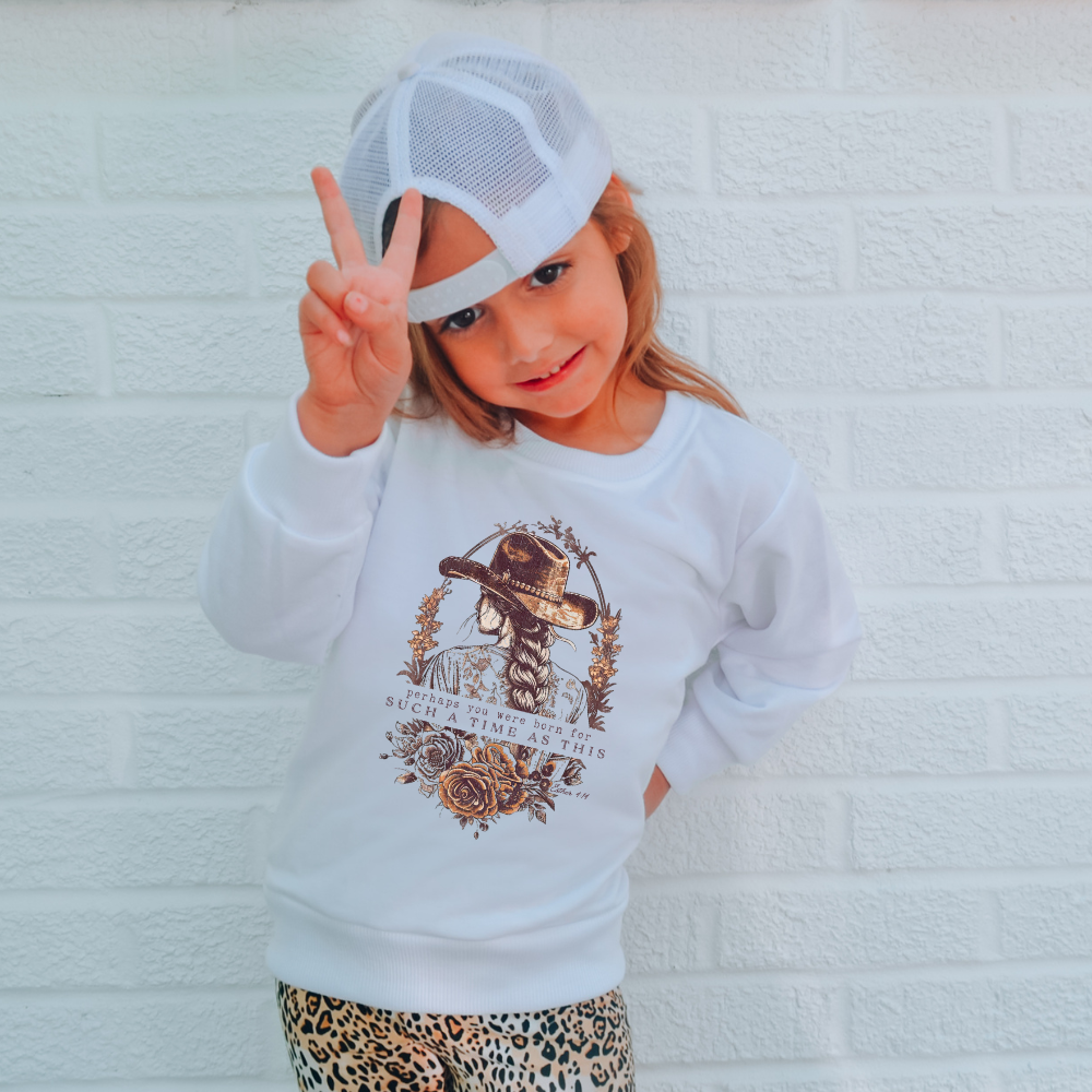 Such A Time As This Christian Youth Graphic Sweatshirt