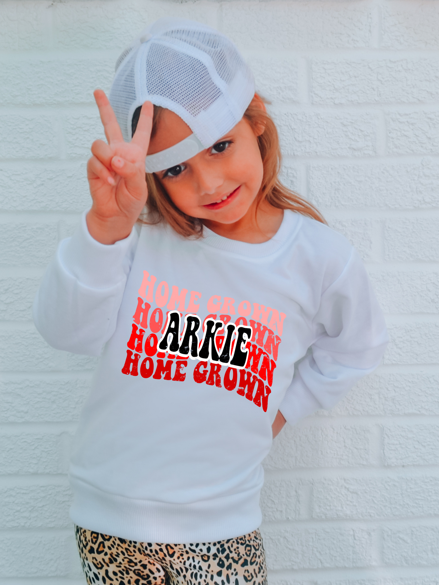 Home Grown Arkie Youth Graphic Sweatshirt